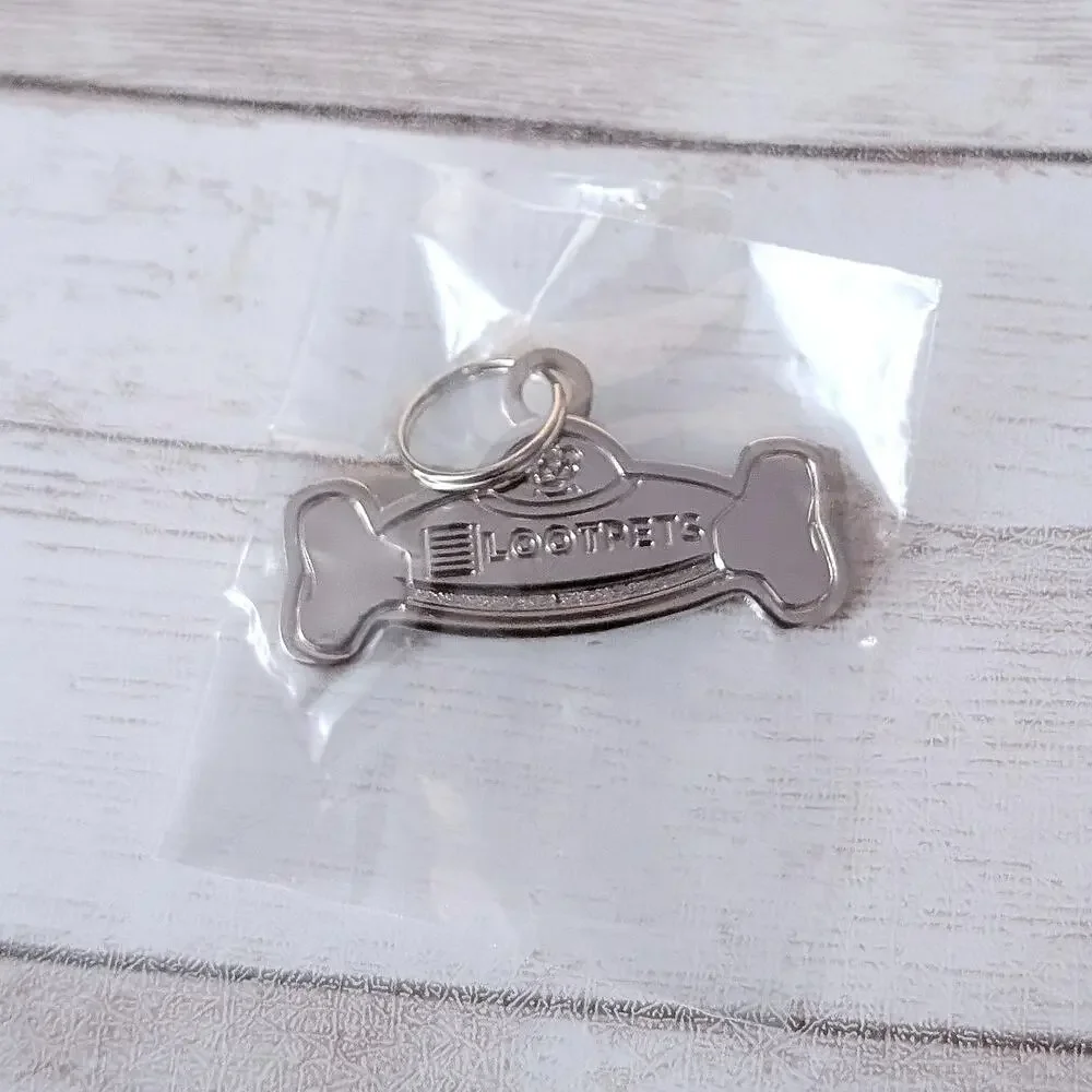 LootPets Silver Tone Pet Tag - New & Sealed